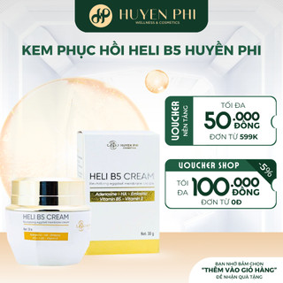  Kem Heli B5 Huyền Phi Retinol 0.5% giúp tái tạo cấp ẩm chống lão hóa dưỡng trắng da chuyên sâu 