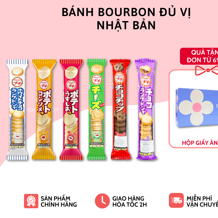 BÁNH BOURBON ĐỦ VỊ NHẬT BẢN (DATE: 2023) _Mochica