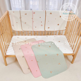  Thảm Điều Hòa Chống Thấm Cotton Organic   Lót Chống Thấm Thay Tã Bỉm Cho Bé Sơ Sinh KT50*70cm 