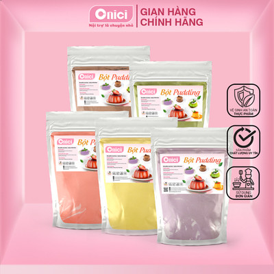 SET LÀM PUDDING TRỨNG, DÂU, SOCOLA, MÔN,MATCHA