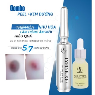 Set Peel Khử Thâm Kèm Kem Dưỡng Hồng Nhũ Hoa Vùng Kín Lypink X10 Thấm Nhanh, Hồng Hào