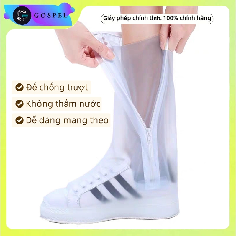 Giày mưa silicone chất lượng cao với đế chống trượt có thể tái sử dụng siêu bền siêu tiện lợi