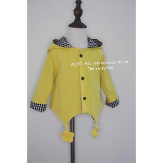 RG190_Rập giấy may áo khoác trẻ em