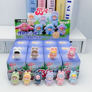 Blindbox mô hình 12/24 móc khoá Baby three, Labubu, Crybaby lông hotrend siêu dễ thương cho bé