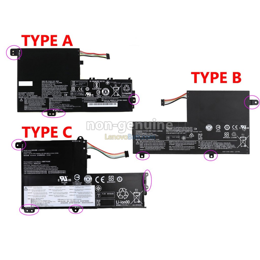 PIN [ZIN] Lenovo Flex 5 1470 1570 Flex 4-1470 Flex 4-1480 IdeaPad 320S-14IKB Series Notebook L15M3PB