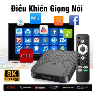 Android TV Box Z8 Pro Giọng Nói Hỗ Trợ Kiểm Soát 8K 4G+32GB Việt Wifi 5G Bluetooth Băng Tần Kép 100 Kênh Miễn Phí