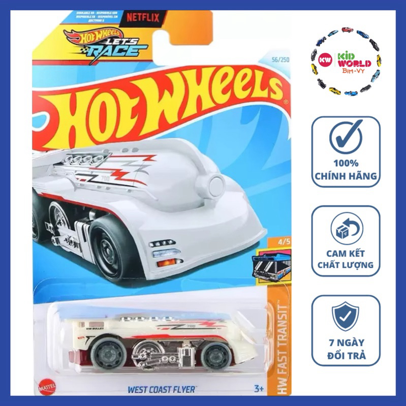 Xe mô hình Hot Wheels basic West Coast Flyer HTD11.