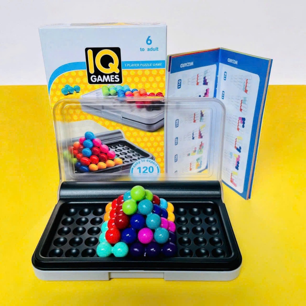 Đồ chơi xếp hình IQ game toys 120 thử thách phát triển trí tuệ