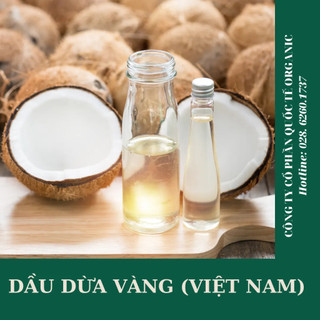 DẦU DỪA VÀNG (Coconut Oil) - Dung tích 500ml - 1Lít