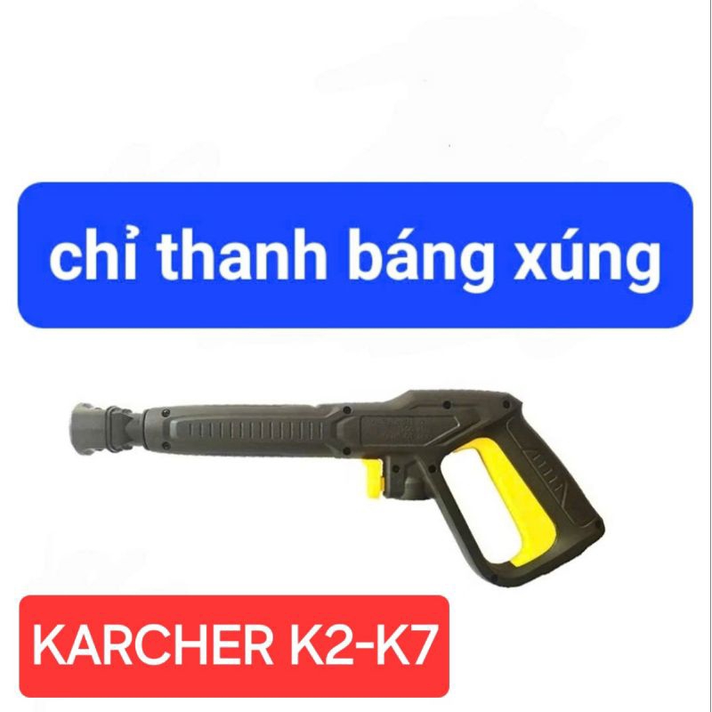 báng súng rửa xe karcher, vòi xịt rửa xe karcher, thanh nối dài súng rửa xe karcher,  béc xịt karche