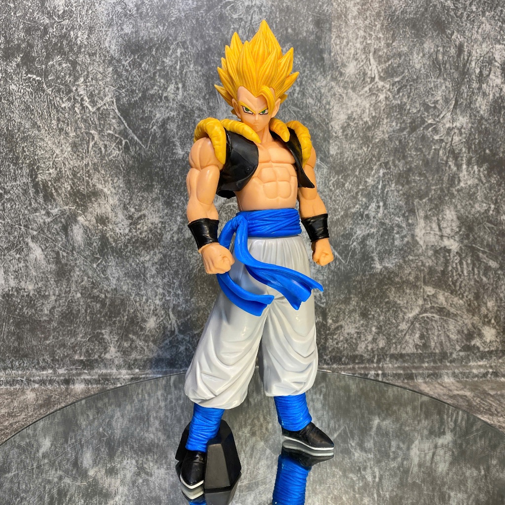 ( 32cm) Mô hình Dragon ball - Gogeta Nero Tóc ( Xanh + Vàng )