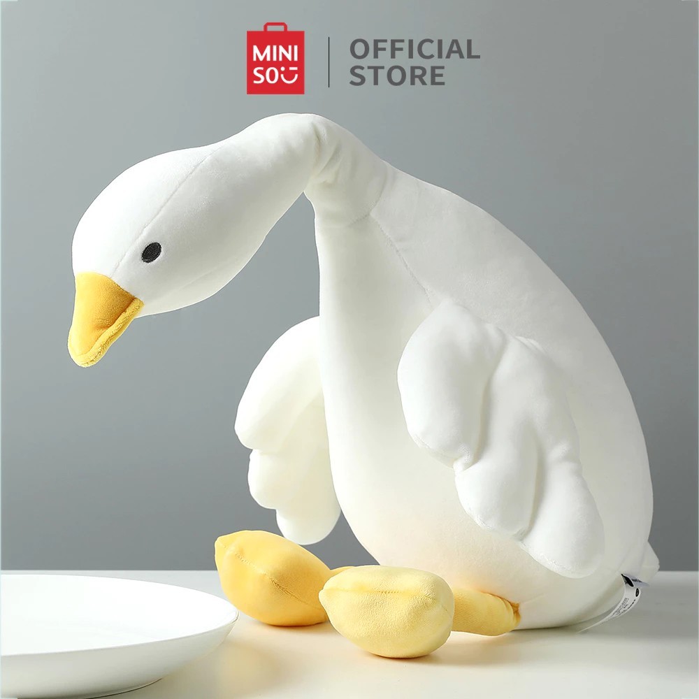 Thú Bông Ngỗng Trắng Miniso White Goose Series 2 Miniso Đồ chơi búp bê nhồi bông ngỗng dễ thương thi