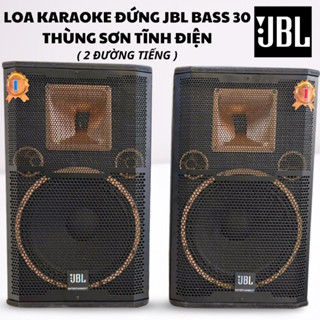 LOA KARAOKE ĐỨNG BASS 30 (GIÁ 2 CÁI) THÙNG SƠN TĨNH ĐIỆN 2 ĐƯỜNG TIẾNG 1 BASS 1 TREBLE KÈN  HỌNG VÀNG