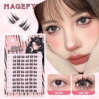  Bộ Mi Giả Tự Nhiên MAGEFY Dạng Chùm Kiểu Anime Idol Cụm lông mi đơn Cong Hoàn Hảo 7808 
