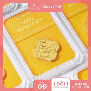  Quà Tặng Long Vượng Phát LNRAN Vàng 24k Huy Thanh Jewelry  Kèm Túi Gấm  