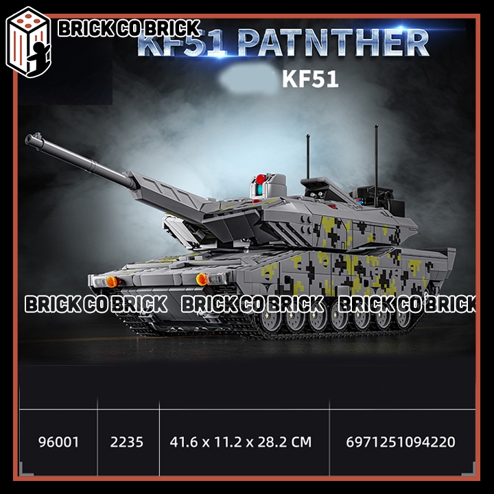Xe Tank Panther KF-15 Mô hình Nhân vật Xe Tank Quân đội Thế Chiến Hạng Nặng Mô hình Tank Panther 960