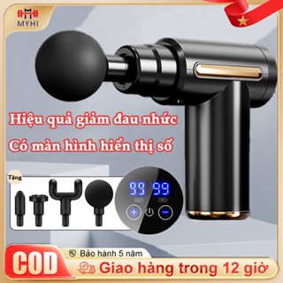 Máy Massage Cầm Tay Mini, Súng Massage Cầm Tay Mini Toàn Thân 6 Cấp Độ Chuyên Sâu Đa Năng,máy massage cổ vai gáy