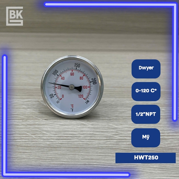 Thiết bị đo nhiệt độ nước nóng, Dwyer, HWT 250