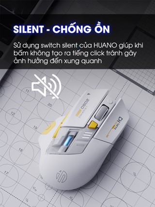  Chuột không dây gaming TEKKIN INPHIC A9 PRO bluetooth silent chống ồn pin sạc 6 nút bấm led RGB 5 mức DPI cho laptop 