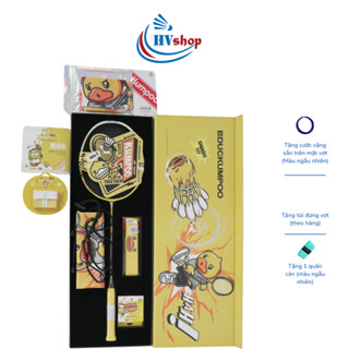 Vợt cầu lông - Set Vợt Kumpoo B.Duck Cool chính hãng gồm cước, quấn cán, bao vợt, băng đầu - HVShop