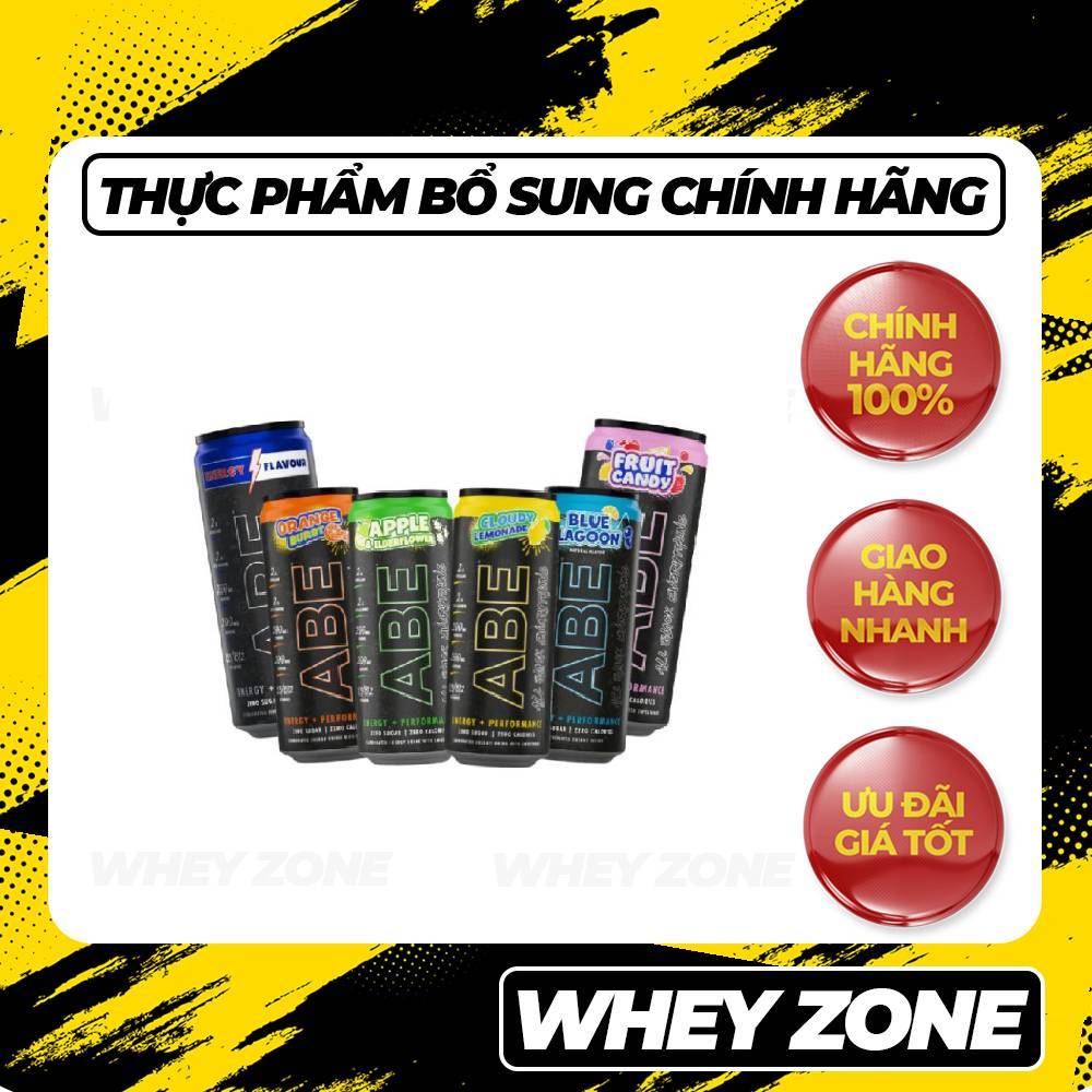 ABE Pre-workout RTD - Nước Uống Đầy Năng Lượng, Nước Tăng Lực