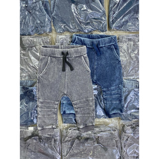 Quần jean Jogger HM xám và xanh