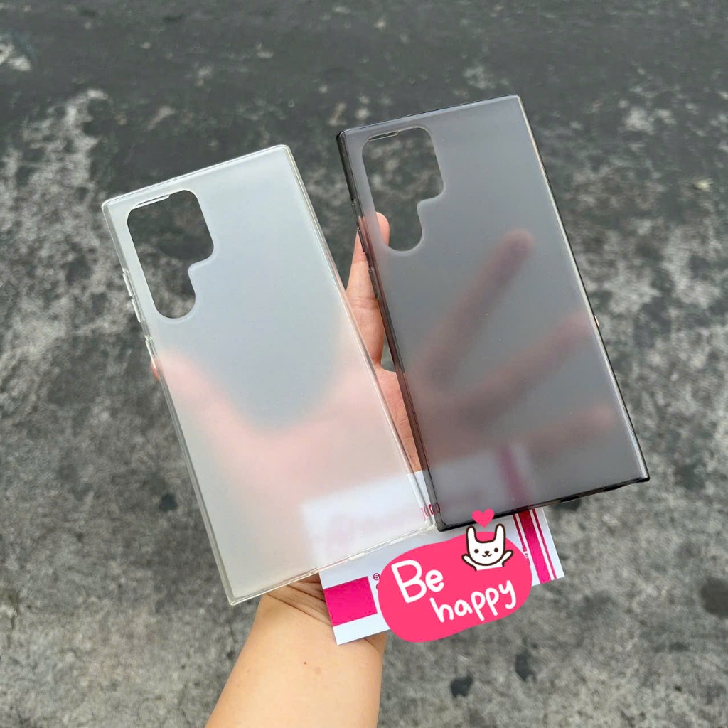 Ốp lưng dẻo mỏng chống vân tay Samsung S22 Ultra - S22 Plus - S22