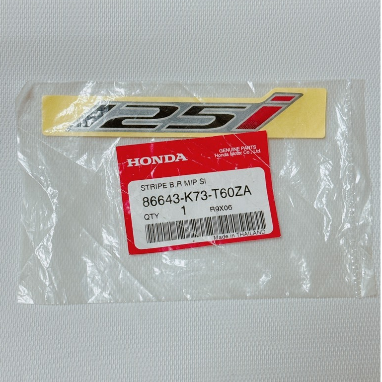 CHỮ 125I ĐEN NỀN BẠC WAVE 125I LED (86643-K73-T60ZA)