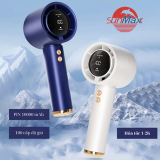 Quạt Cầm Tay Mini N68 Sử Dụng Động Cơ Turbo 100 Cấp Độ Gió, Dung Lượng Pin Lớn 4000mAh