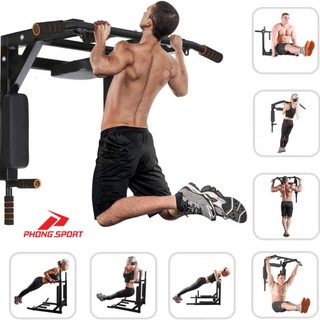 Xà đơn đa năng gắn tường Phongsport, hỗ trợ tập luyện nhiều nhóm cơ