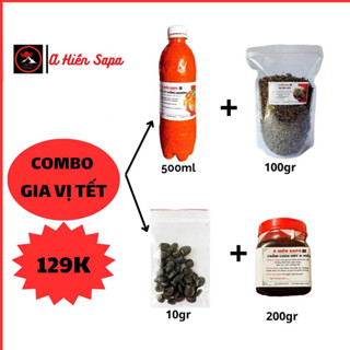  Gia vị nấu ăn chấm đồ COMBO GIA VỊ TẾT A HIẾN dùng ướp nướng chấm thịt ăn bún phở đạm vị tây bắc 
