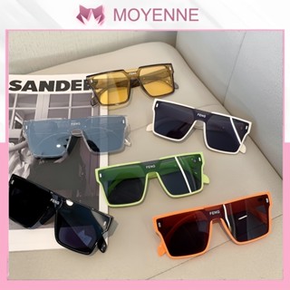 Kính râm gọng lớn một mảnh vuông mới dành cho nữ, kính phong cách đường phố cổ điển, kính râm lái xe chống tia cực tím c