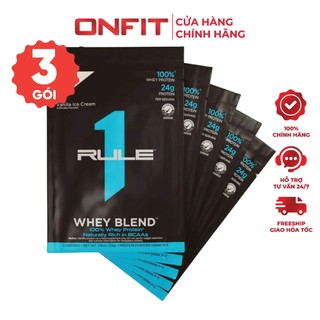  Sữa bột Rule 1 whey blend protein gói sample dùng thử 31-33g tùy vị Nhập khẩu Mỹ | ONFIT 