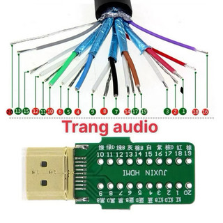 Đầu jack HDMI hàn,bắt vít (đơn giá 1 chiếc),HDLink