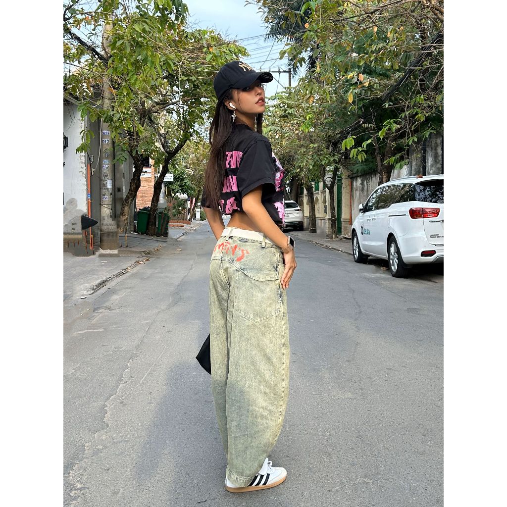 Quần Jeans HAVEN'S unisex dáng thụng Relaxed fit nhiều màu thiết kế bản CAO CẤP - havenstyle | BigBuy360 - bigbuy360.vn