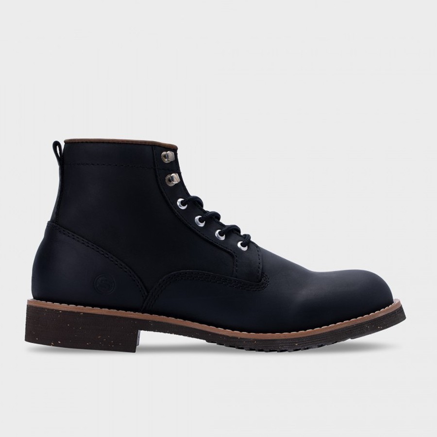 Giày Boot Nam Cổ Cao959 Da Bò Sáp Cao Cấp Đế Khâu - Thương Hiệu Steeler