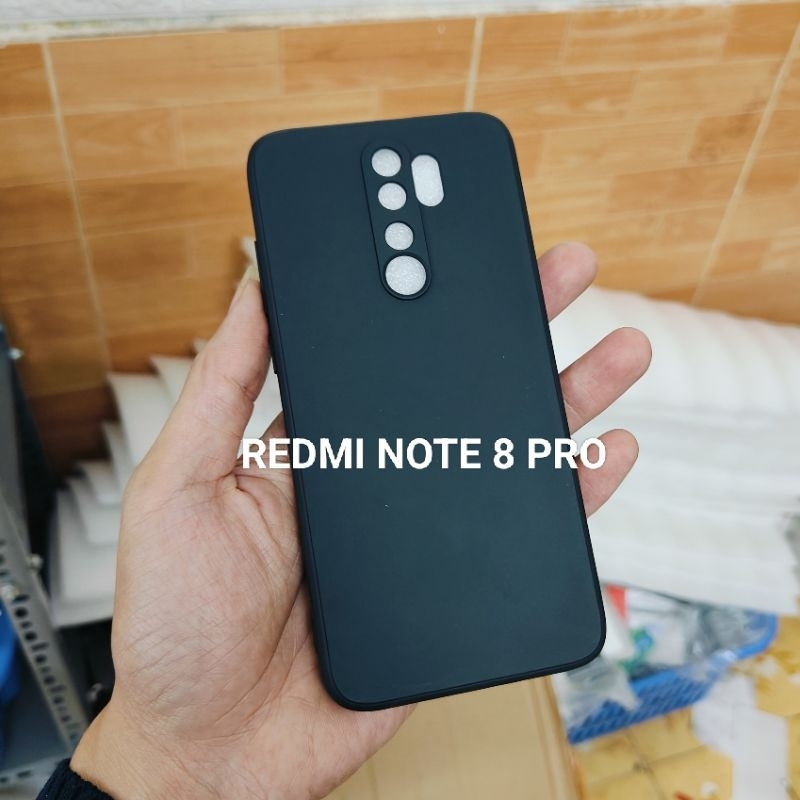 [Xiaomi Redmi Note 8/ 8 Pro] Ốp lưng silicon dẻo đen cao cấp Henyou