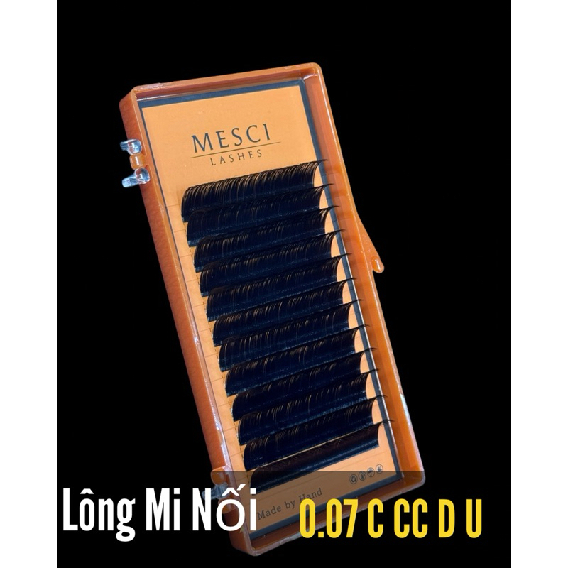 Lông mi Merci Layer độ dày 0.07 cong C & Cc & D và cong U