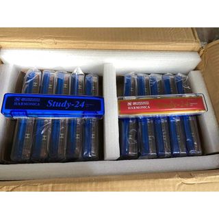 Kèn Harmonica Tremolo suzuki 24 lỗ, hộp đựng đẹp