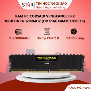 Ram PC Corsair Vengeance LPX 8GB/16GB DDR4 3200Mhz - Bảo hành 36 tháng
