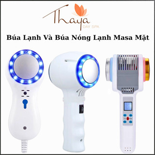 Búa Lạnh Vàng Búa Nóng Lạnh Điện Di Massage Mặt | Kết Hợp Ánh Sáng Sinh Học Đẩy Tinh Chất Búa Điện Di Mini Cho Spa