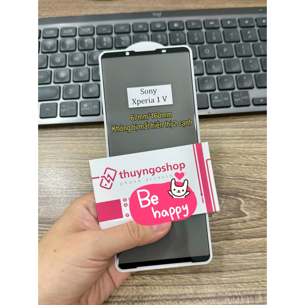 Kính cường lực chống nhìn trộm full màn Sony Xperia 1 VI - Xperia 1 III - Xperia 1 Mark II - Xperia 