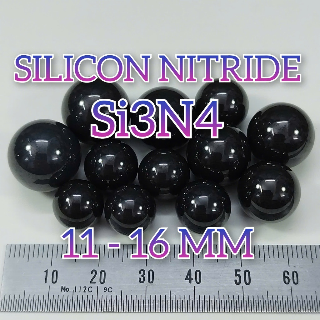 BI SỨ SILICON NITRIDE SI3N4 (11-16 mm) chuyên dụng cho vòng bi, xe cộ, giày patin, ván trượt, y tế, 