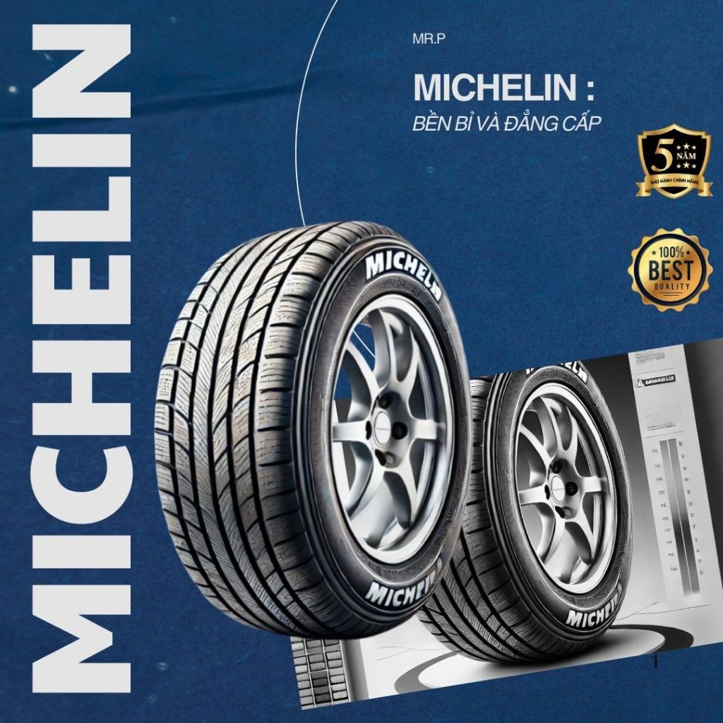Lốp ô tô Michelin 205/50ZR16 91W | Xuất khẩu Mỹ | Bảo hành 5 năm