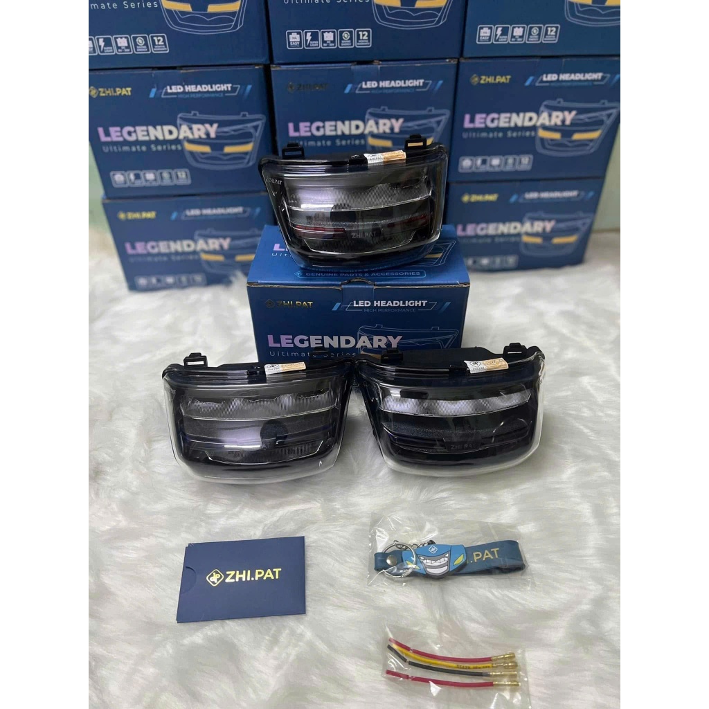 Pha Đèn Màu Khói Zhipat LED 2 Tầng Wave Thái 110,110S Wave Thái 100 BH 12 Tháng