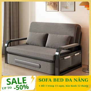  Sofa Giường Thông Minh Gấp Gọn Thành Ghế Đa Năng Có Hộc Để Đồ Kèm Nệm Và 2 Gối Giường Sofa Hiện Đại Gấp Gọn Thành Ghế 