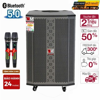 Loa Kéo Karaoke 4 Tấc [ Trả Góp 0% ] | Bass 40 BM-15T04 | Loa 4 Tấc ( Lưới Đen ) Công Suất 1600w Jkll1