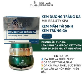 [CHÍNH HÃNG] Kem dưỡng trắng da Whitening Face Cream MH BEAUTY SPA 20GR, Dưỡng ẩm da, làm sáng da mờ thâm, giúp da mịn