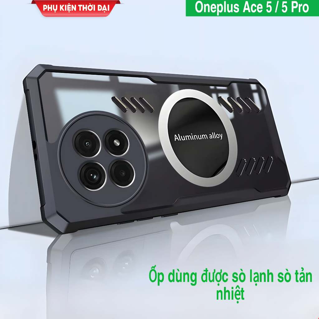 Ốp lưng OnePlus Ace 5 / 5 Pro Ace 6 / Ace 3 / 3 Pro / Ace 5 Ultra / Ace 5 Racing thoát khí dùng sò l