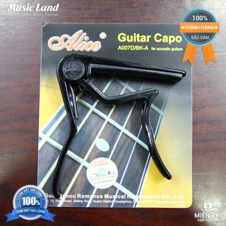Capo Đàn Guitar Acoustic Alice A007D/BK-A - Chính Hãng